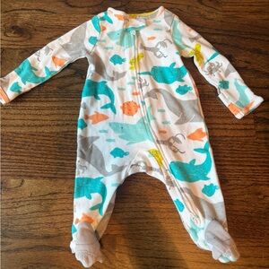 Colorful Animal Print Kids One Piece